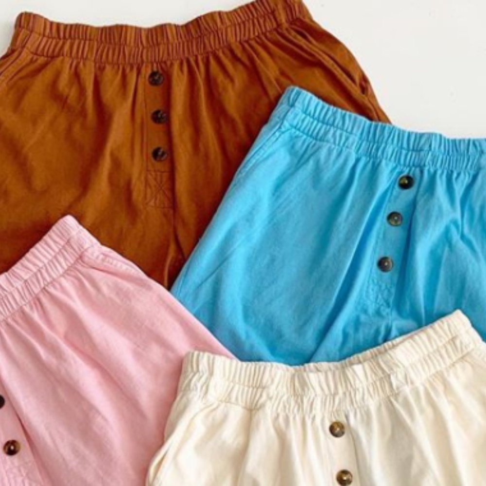 DONNI Henley Short - Capri - S - NWT - Picture 4 of 4